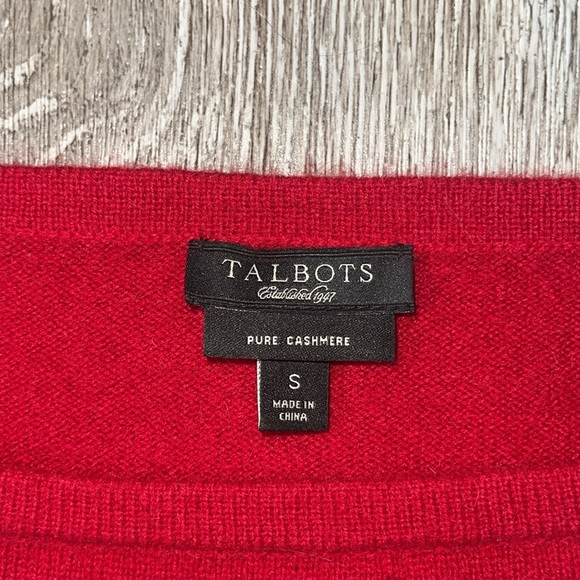 Talbots Audrey 100% Cashmere sweater Size small crewneck pull over long sleeve - Picture 3 of 8